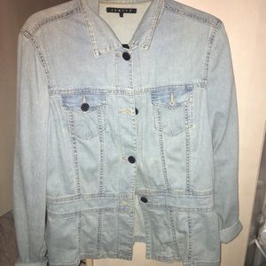 Theory denim jacket worn once